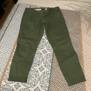 Slim leg khakis low rise GAP
